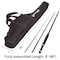 Leisure Sports Fishing Rod Combo Kit, Fishing Line and Carrying Case, Spinning Reel, Fly Fishing, for All Ages(Black) 210176PMJ - alternate 3